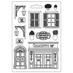 Stamperia DESIRE STREET A4 Soft Mold K3pta4546*