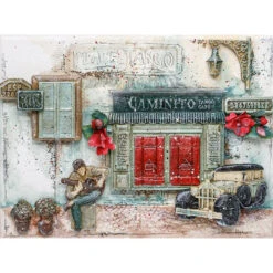 Stamperia DESIRE STREET A4 Soft Mold K3pta4546* -Simon Says Stamp 1 538941 FS alt3