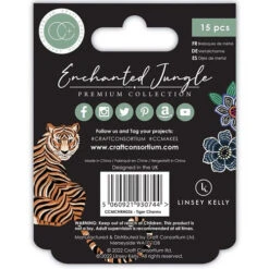 Craft Consortium Enchanted Jungle Tiger Metal Charms Ccmchrm036* 7 Craft Consortium Enchanted Jungle Tiger Metal Charms Ccmchrm036* -Simon Says Stamp 1 539325 FS alt2