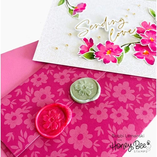 Honey Bee PAINTED BLOOM Wax Stamper Hbtl-ws-pnblm* 7 Honey Bee PAINTED BLOOM Wax Stamper Hbtl-ws-pnblm* - Image 5