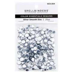 Spellbinders SILVER SMOOTH DISCS Color Essentials Scs-204