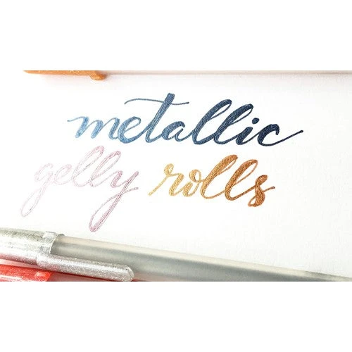 Sakura SILVER METALLIC Gelly Roll Pens 3 Pack 57386* 4 Sakura SILVER METALLIC Gelly Roll Pens 3 Pack 57386* - Image 2
