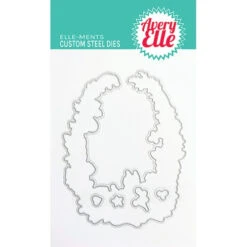 Avery Elle Steel Dies PEACEFUL FRAME D-22-31*