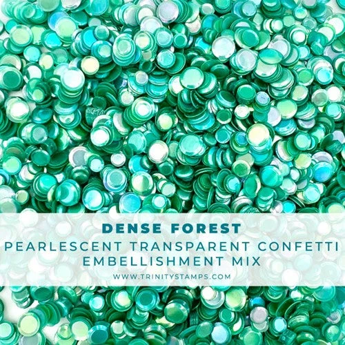 Trinity Stamps DENSE FOREST CONFETTI Embellishment Box Tsb-309* 3 Trinity Stamps DENSE FOREST CONFETTI Embellishment Box Tsb-309*