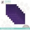 Simon Says Stamp 6 Sheets Glitter Cardstock Eggplant 6x6 Sss321 -Simon Says Stamp 1 543939 FS