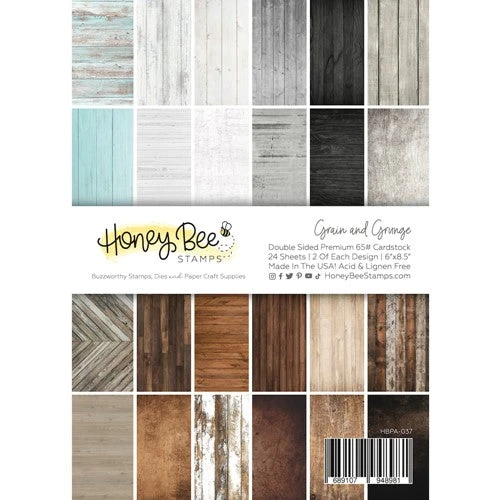 Honey Bee GRAIN AND GRUNGE 6 X 8.5 Paper Pad Hbpa-037 3 Honey Bee GRAIN AND GRUNGE 6 X 8.5 Paper Pad Hbpa-037