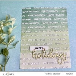 Altenew Happy Holidays 3D Embossing Folder Alt7337 9 Altenew Happy Holidays 3D Embossing Folder Alt7337 -Simon Says Stamp 1 546031 FS alt3