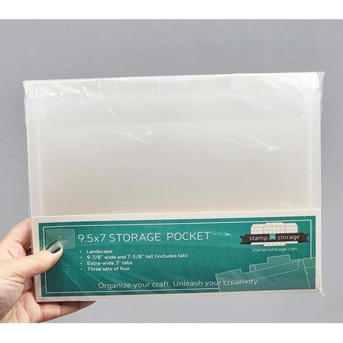 Stamp N Storage 9.5x7 SLIMLINE STORAGE LANDSCAPE POCKETS 749533 3 Stamp N Storage 9.5x7 SLIMLINE STORAGE LANDSCAPE POCKETS 749533