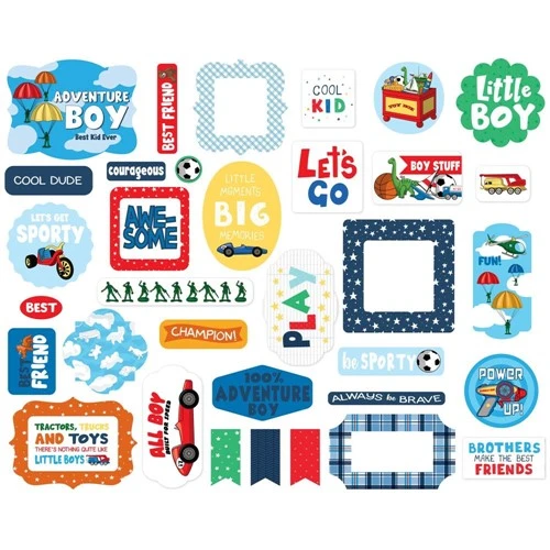 Carta Bella Little Boy Ephemera Cblb160024* 5 Carta Bella Little Boy Ephemera Cblb160024* - Image 3