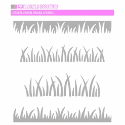 Clearly Besotted Green Green Grass Stencil