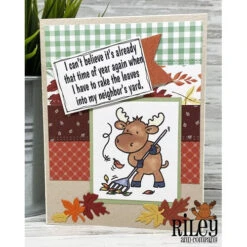 Riley And Company Funny Bones Rake The Leaves Into My Neighbors Yard Clear Stamp Rwd-1070 -Simon Says Stamp 1 547063 FS alt2