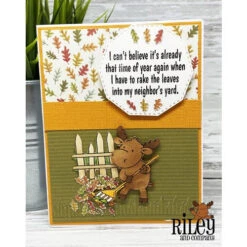 Riley And Company Funny Bones Rake The Leaves Into My Neighbors Yard Clear Stamp Rwd-1070 -Simon Says Stamp 1 547063 FS alt3