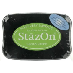 Tsukineko Stazon CACTUS GREEN Ink Pad Sz52*