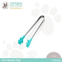 Simon Says Stamp HOT HANDS TEAL Mt3teal