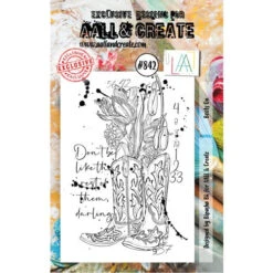 AALL & Create BOOTS ON A7 Clear Stamps 842