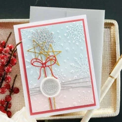 Spellbinders FLURRY OF SNOWFLAKES 3D Embossing Folder E3D-042 -Simon Says Stamp 1 550548 FS alt1