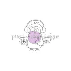 Purple Onion Designs Paxton Unmounted Cling Stamp Pod4067*