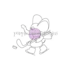 Purple Onion Designs Feddie Unmounted Cling Stamp Pod4072*