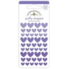 Doodlebug LILAC Heart Puffy Shapes 7717* -Simon Says Stamp 1 551068 FS