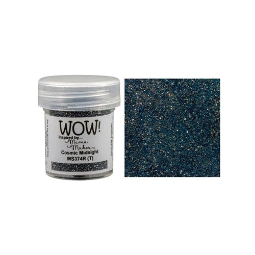 WOW Embossing Powder Glitter Cosmic Midnight Ws374r 3 WOW Embossing Powder Glitter Cosmic Midnight Ws374r