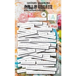 AALL & Create BITE ME WHITE Ephemera Die-Cuts 1