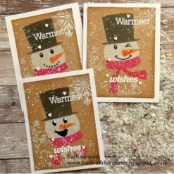 Simon Says Stamp Set Of 7 Stencils BUILD A SNOWMAN Ssst221653 -Simon Says Stamp 1 551666 FS alt01