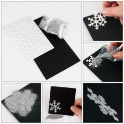 Scrapbook Adhesives 3D FOAM SNOWFLAKES White Mix 01216 -Simon Says Stamp 1 552200 FS alt4