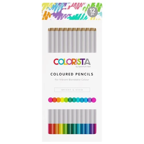Crafter's Companion Colorista Bright And Vivid Coloured Pencils Sncol-colp-bri12 4 Crafter's Companion Colorista Bright And Vivid Coloured Pencils Sncol-colp-bri12 - Image 2