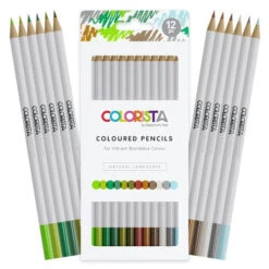 Crafter's Companion Colorista Natural Landscape Coloured Pencils Sncol-colp-nat12