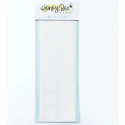 Honey Bee Wax Seal 1 Inch Stickers Hbtl-wxsls