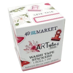 49 And Market Artoptions Rouge Washi Tape Stickers Aor-39487*