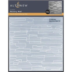 Altenew Masonry Wall 3D Embossing Folder Alt7599