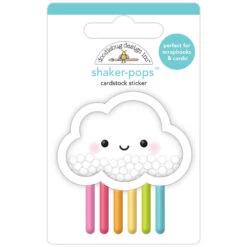 Doodlebug RAINBOW BRIGHT Shaker Pops 3D Sticker 7961