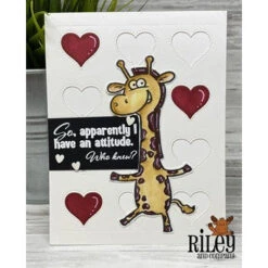 Riley And Company Funny Bones I Have An Attitude Cling Rubber Stamp Rwd-1110 -Simon Says Stamp 1 557580 TH alt2