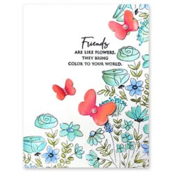 Penny Black Flowers And Flowers Cling Stamps 40-838* -Simon Says Stamp 1 560698 FS alt2