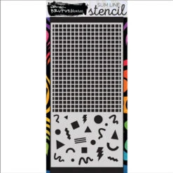 Brutus Monroe Off The Hook Slimline Stencil Bru3181*