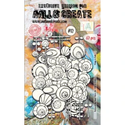 AALL & Create Stems And Pods Black And White Ephemera Die-Cuts Aalle12*