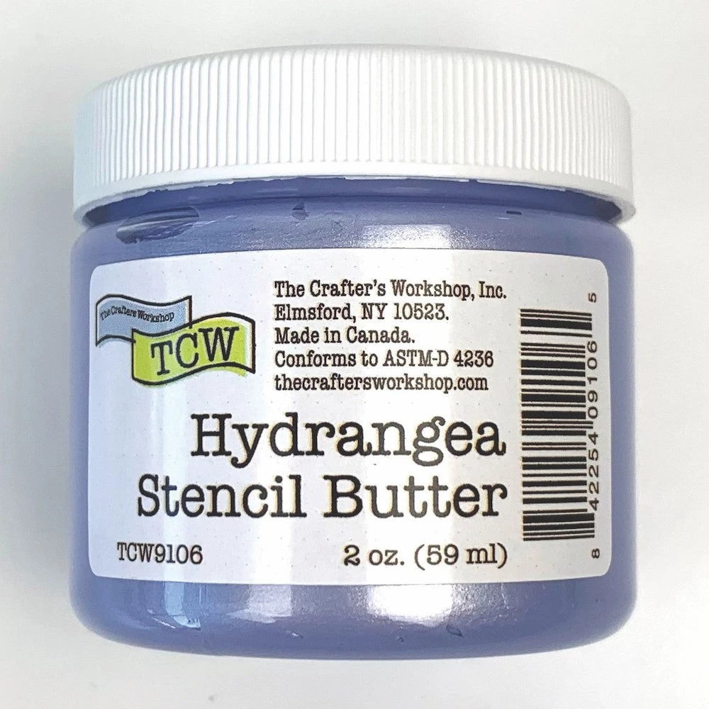 The Crafter's Workshop Hydrangea Stencil Butter Tcw9106 3 The Crafter's Workshop Hydrangea Stencil Butter Tcw9106
