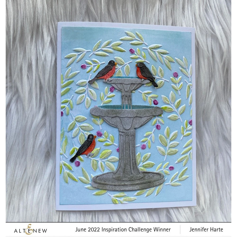 Altenew Delicate Wreath 3D Embossing Folder Alt7733 4 Altenew Delicate Wreath 3D Embossing Folder Alt7733 - Image 2