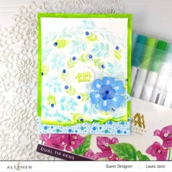 Altenew Delicate Wreath 3D Embossing Folder Alt7733 8 Altenew Delicate Wreath 3D Embossing Folder Alt7733 -Simon Says Stamp 1 563441 ZM alt2