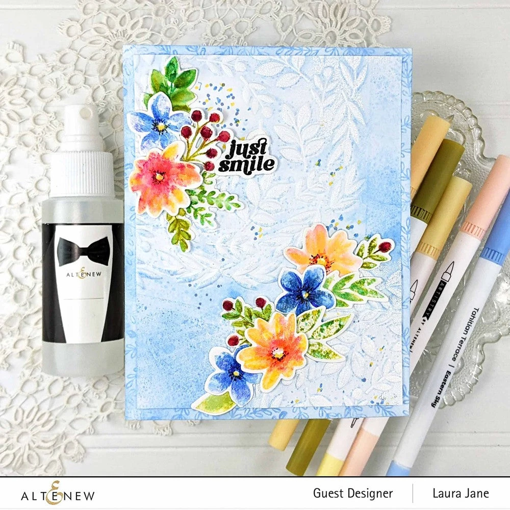 Altenew Delicate Wreath 3D Embossing Folder Alt7733 6 Altenew Delicate Wreath 3D Embossing Folder Alt7733 - Image 4