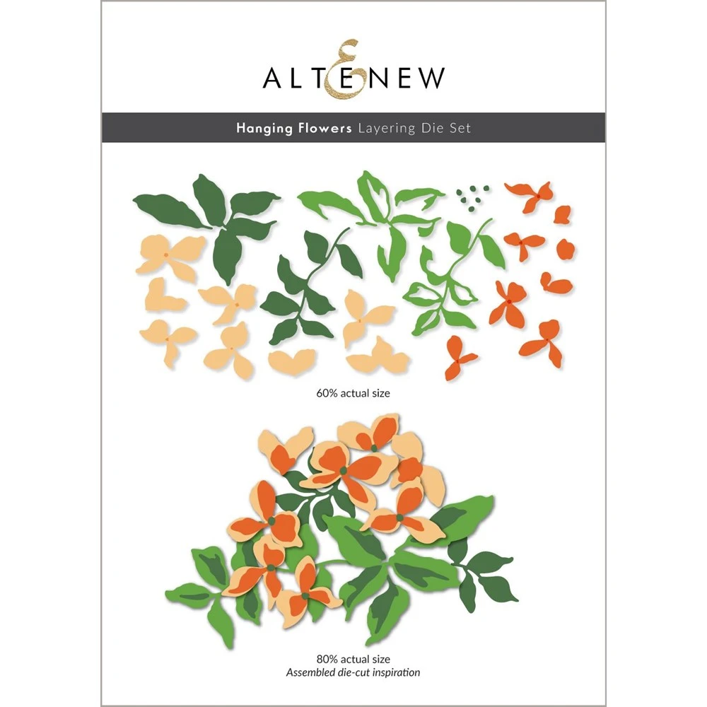 Altenew Hanging Flowers Layering Dies Alt7726* 3 Altenew Hanging Flowers Layering Dies Alt7726*