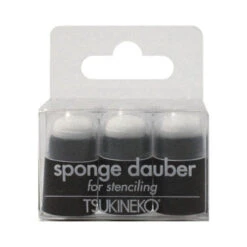 Tsukineko 3 PK SPONGE DAUBERS WITH CAP Tools ST-DAB-005