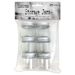 Tim Holtz Ranger Empty Storage Jars Pack Of 6 TDA58083