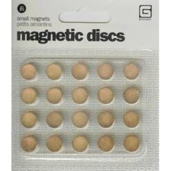 Various BasicGrey Small Magnetic Discs Self Adhesive MET359