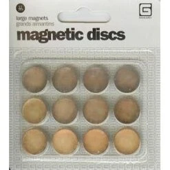 Various BasicGrey Large Magnetic Discs Self Adhesive Met522