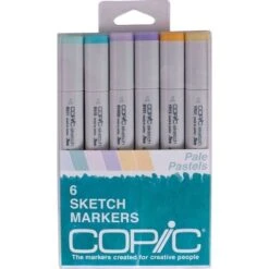 Copic Sketch PALE PASTELS Markers Kit