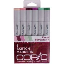 Copic Sketch FLORAL FAVORITES 1 Markers Kit