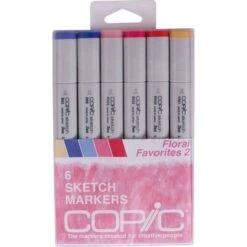 Copic Sketch FLORAL FAVORITES 2 Markers Kit