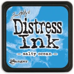 Tim Holtz Distress Mini Ink Pad Salty Ocean Ranger TDP40132